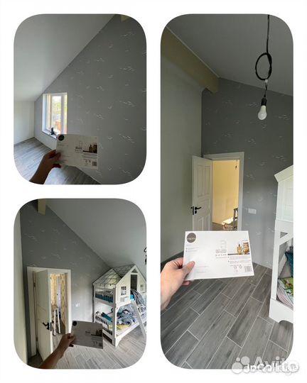 Поклейка обоев