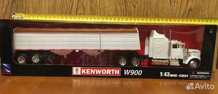 Коллекционная модель машины трейлер Kenvorth N26