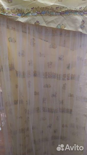 Бортики и балдахин в кроватку