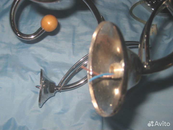 Хромированный каркас люстры - без патронов