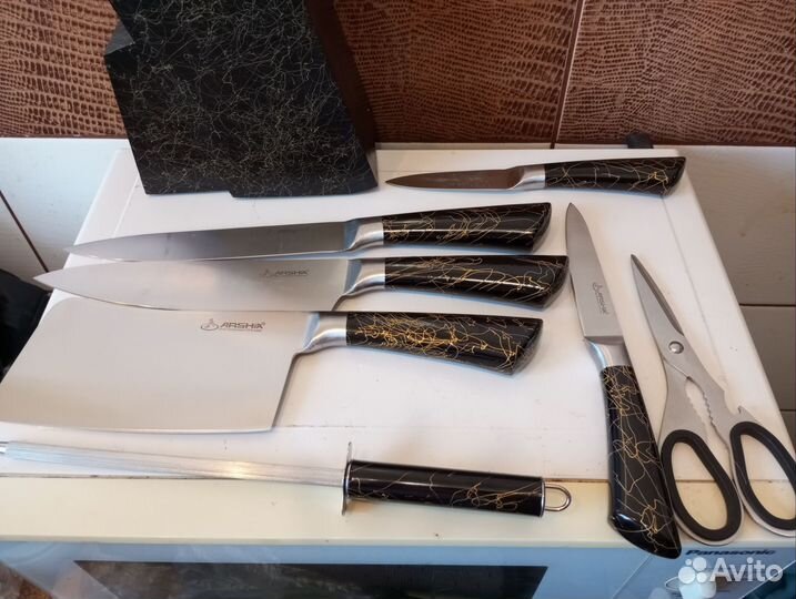 Набор кухонных ножей Германия с подставкой