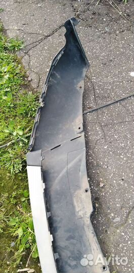 BMW X6 f16 юбка бампера переднего