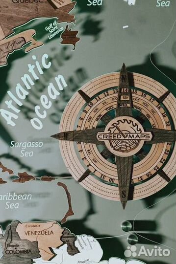 Настенная карта России