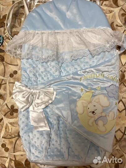 Конверт на выписку для мальчика весна осень