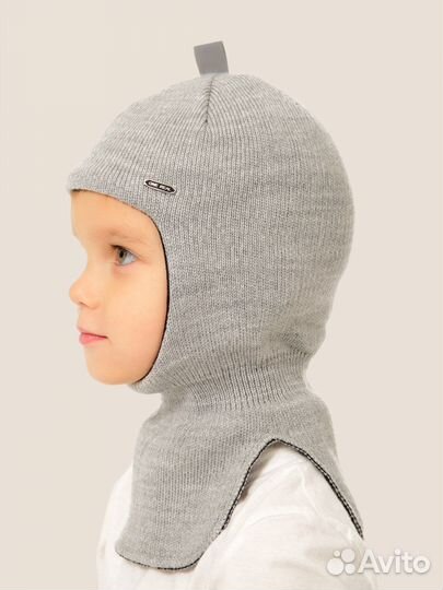 Шапка-шлем на мальчика весна новая 46-50