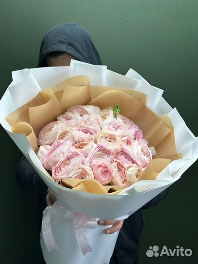 Ранункулюсы Букет с Доставкой, Цветы Ранункулюсы