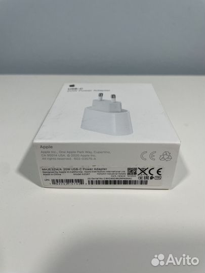Сетевое зарядное устройство Apple 20w