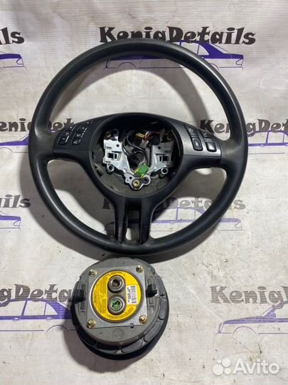 Руль Bmw E39 универсал 3.0D 2003