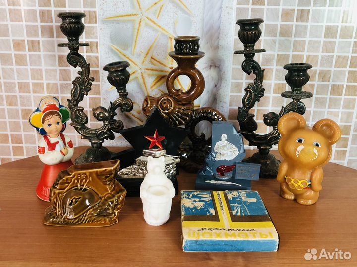 Советские сувениры,шахматы,подсвечники. СССР