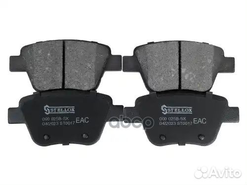Колодки тормозные дисковые 000025B-SX Stellox