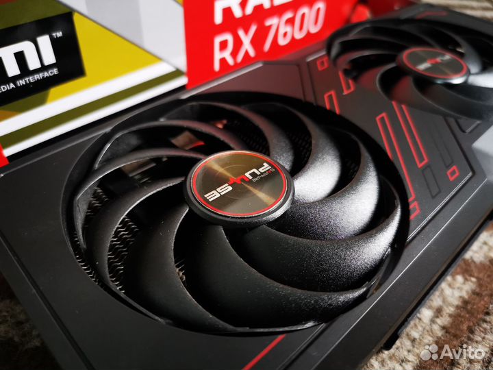 RX 7600 8Gb Sapphire Pulse (Гарантия 3 года)