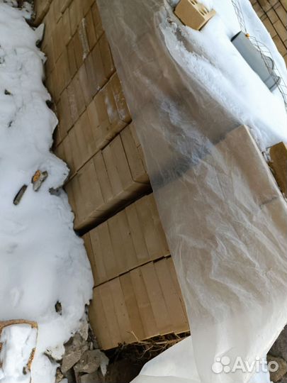 Кирпич облицовочный желтый