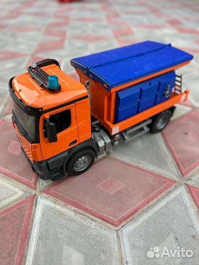 Мусоровоз bruder и камаз bruder