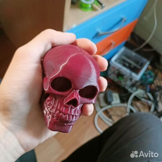 Ручка на кпп череп