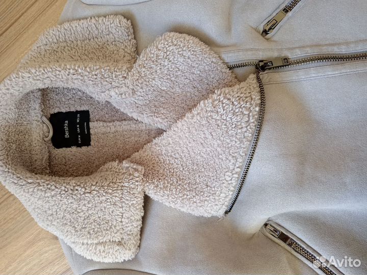 Дубленка авиатор женская 42 44