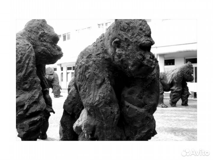 Современная скульптура Горилаз 175 см