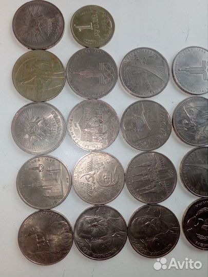 Монеты 1 рубль СССР