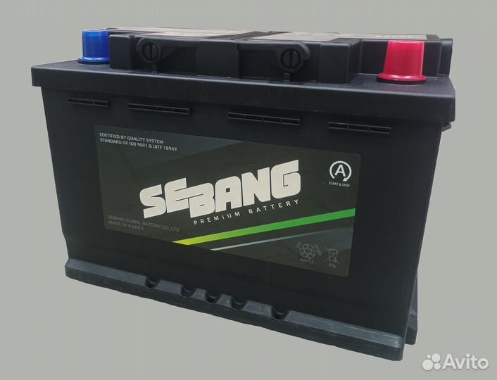 Аккумулятор Sebang AGM Start Stop 70 Ah для Tiguan