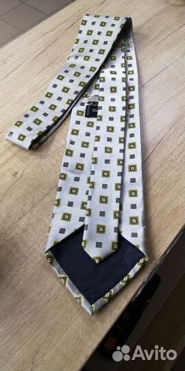 Набор шёлковый галстук запанки платок