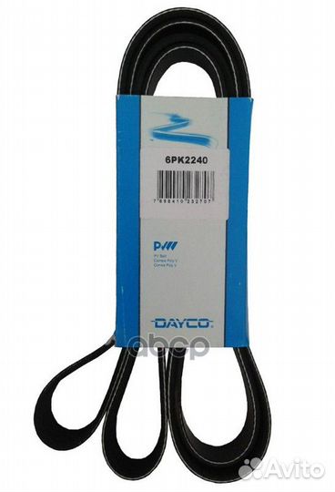 Ремень 6*2240/Dayco/ 6PK2240 Dayco