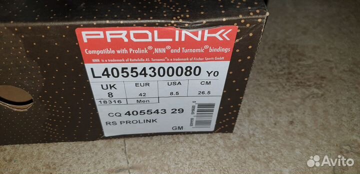 Ботинки для беговых лыж Salomon RS scate