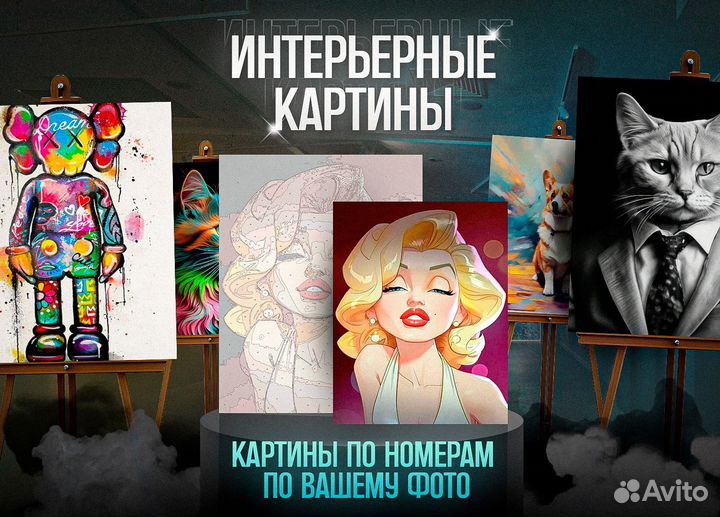 Интерьерные картины по фото на заказ