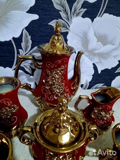 Новый чайный сервиз бархат