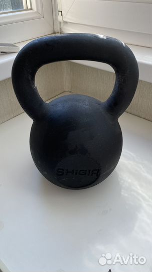 Гиря цельнолитая Shigir кроссфит 24 кг