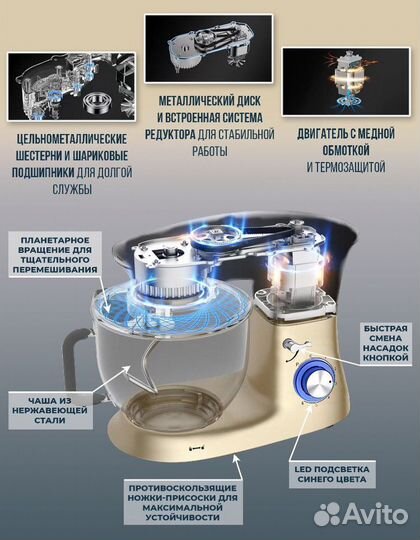 Миксер планетарный