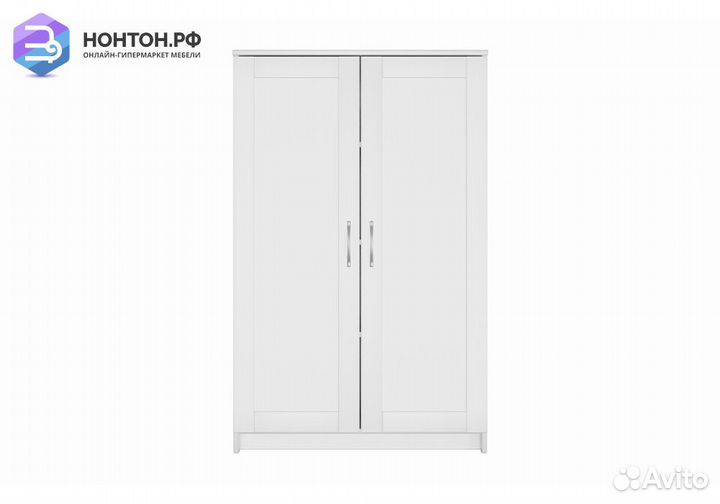 Шкаф двухдверный Сириус белый