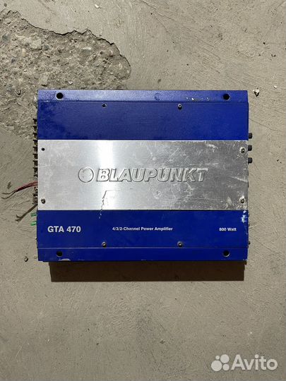 Усилитель 4х канальный Blaupunkt GTA 470