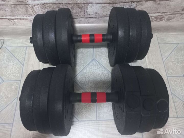 Гантели-штанга