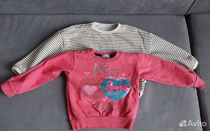 Вещи пакетом для девочки 86-90