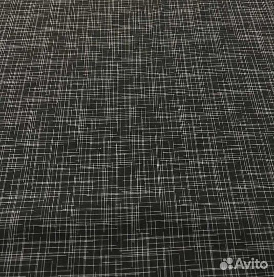 Ткань бязь 220 см люкс Контур (темно-серый)