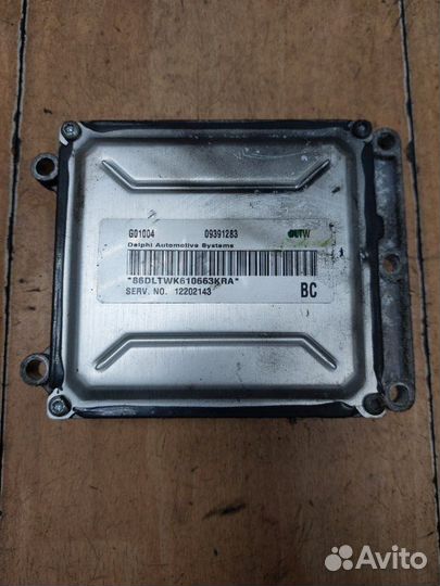 Блок управления двигателем Opel Astra G Z22SE