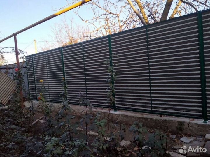 Забор жалюзи