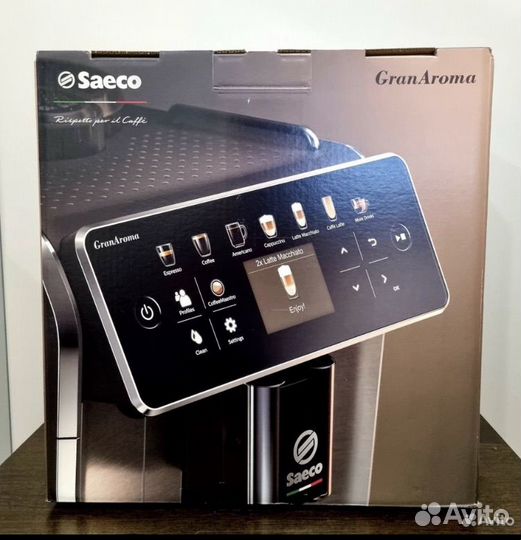 Кофемашина Saeco GranAroma SM6585/00 bl/stainless