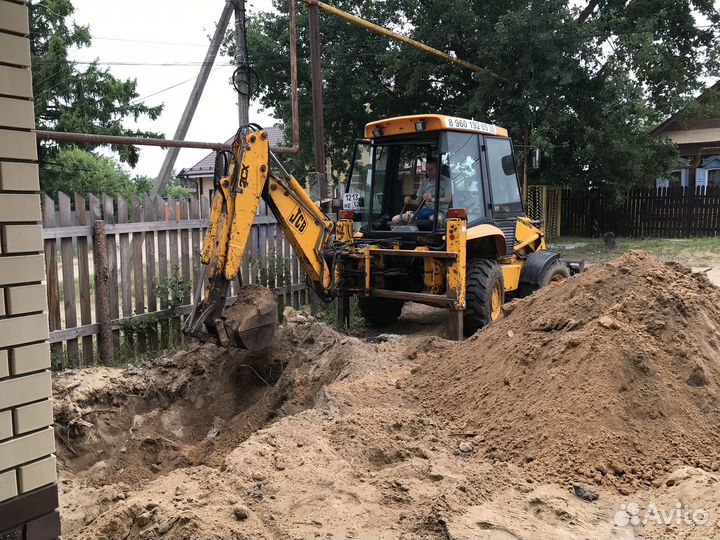 Услуги экскаватора погрузчика JCB 2сх