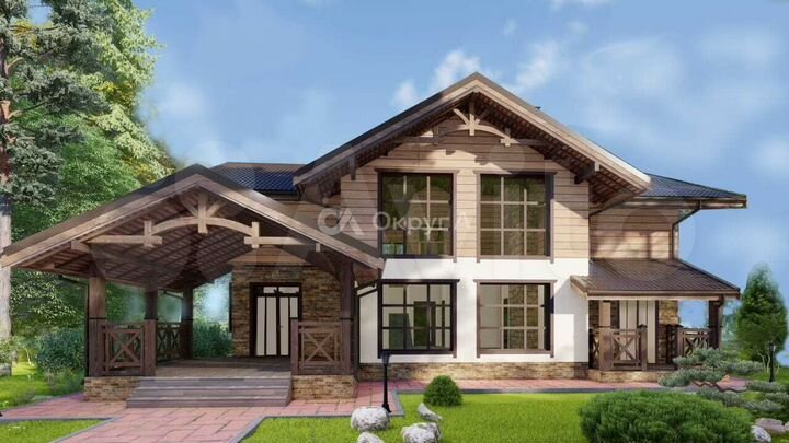 Дом 260 м² на участке 10 сот.