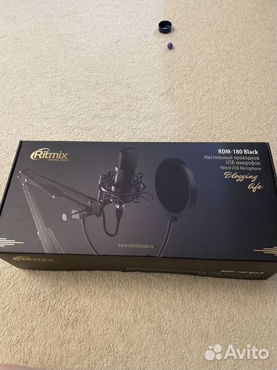 Микрофон Ritmix RDM-180 Black