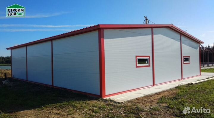 Быстровозводимые Ангары из сэндвич панелей