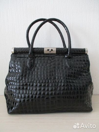 Сумка лак на натур. коже Gerard Henon