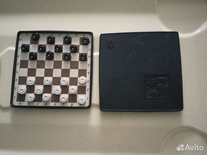 Шашки дорожные СССР на магните