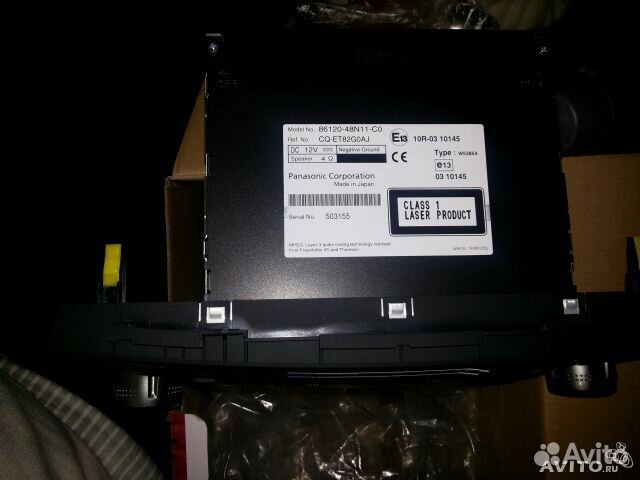 Штатная магнитола на Toyota Highlander