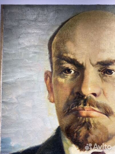 Советская картина Ленин В.И. масло/холст