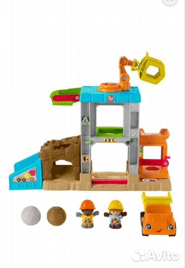 Набор игр Fisher Price Little People Стройка HCJ64