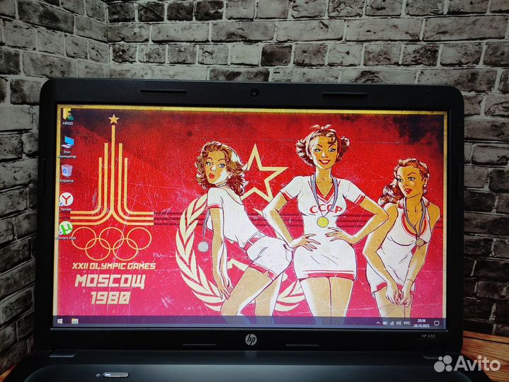 Быстрый ноутбук HP 256 ssd/500 hdd/6 gb