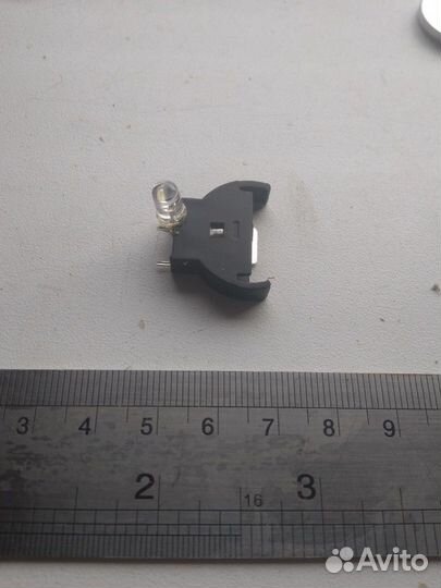 Держатель батареи cr2032 со светодиодом