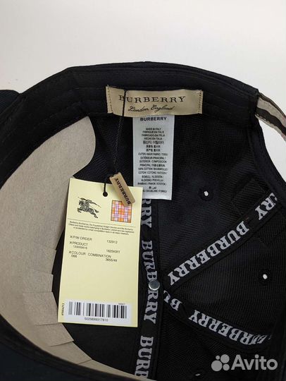 Бейсболка burberry