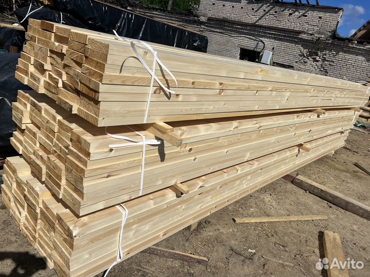 Доска сухая Строганная 45 195 6000